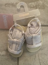 Gymboree Braided White Sandals Crib Shoes Baby Girl Size 02 NWT