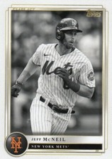 JEFF MCNEIL TOPPS AARON JUDGE X CLASS ACT BASE NEW YORK METS #21 2022 22