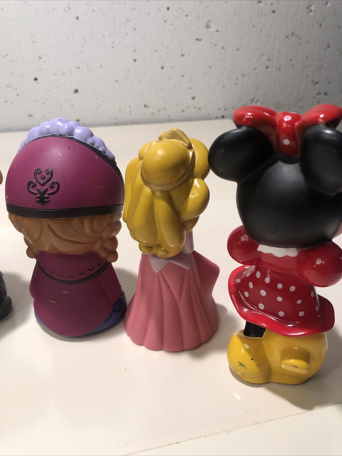 Disney Frozen 6 Piece Bathtub Bath Toys Set Figures Elsa Anna Olaf Sven Kristoff