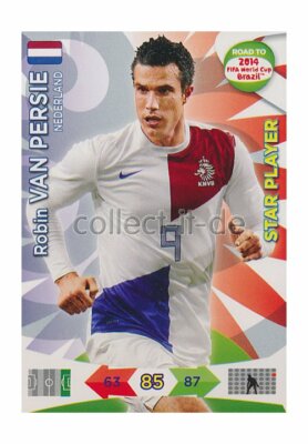 Panini Adrenalyn Road World Cup Brazil 138 - Robin van Persie - Star Player