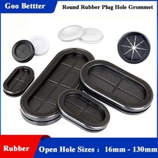 Rubber Round/Oval Rubber Plug Hole Grommet for Protecting Cable Wire Hole Plug