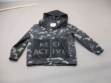 ZARA KIDS Size 6 Kids Boys Camo Full ZipHood Zip Pocket Athletic Jacket 815