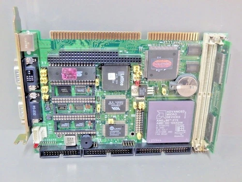 Placa madre de control industrial Advantech PCA-6144S Rev. 1 pieza B2 con CPU - Imagen 2 de 3