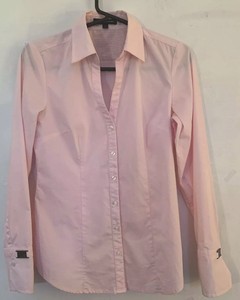 light pink women's dress shirt