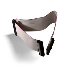 1.50ft ATA33 Drive Flat IDE Cable Vintage 40 Pin 40 Wire - Beige