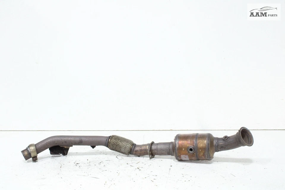 2015-2016 MERCEDES GL450 X166 3.0L FRONT LEFT SIDE EXHAUST SYSTEM TUBE PIPE OEM - Image 2 of 4