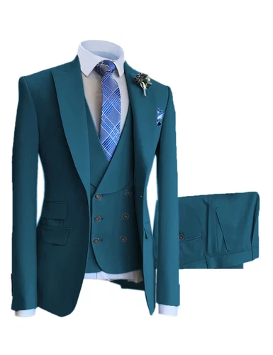 Men’s Suit 3 Piece White Meeting Party Wedding Business Formal Occasions - Picture 39 of 44