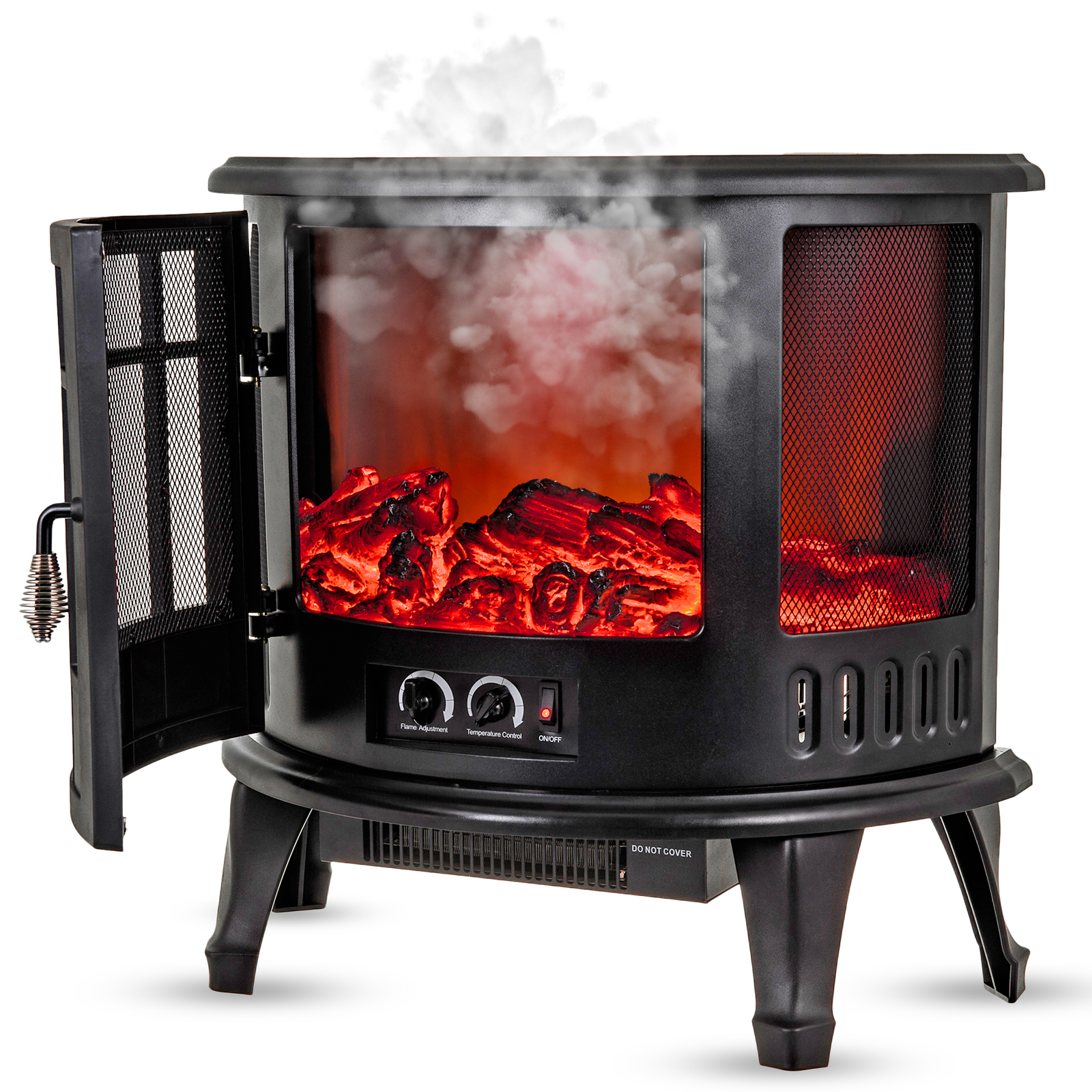 Electric Fireplace Log Burning Flame Effect Stove Fire Heater Thermal Wood  1800W 5060497648241 | eBay