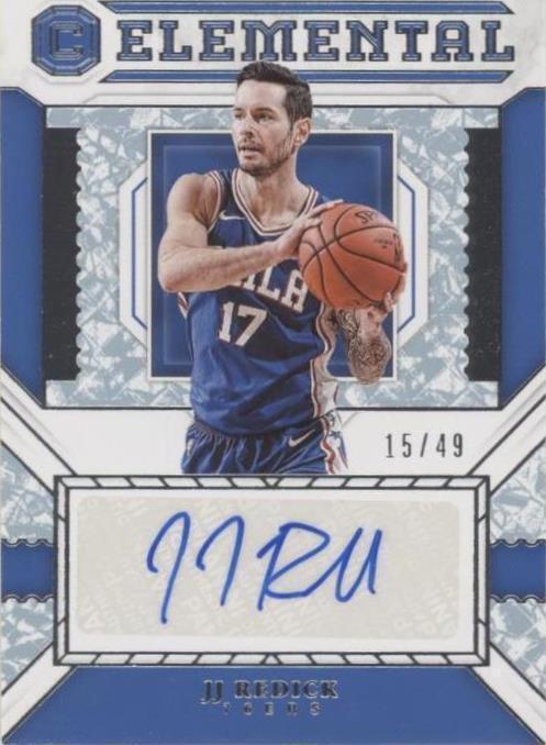 2018-19 Panini Cornerstones - Elemental Signatures J.J. Redick #ES