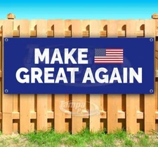 MAKE AMERICA GREAT AGAIN Advertising Vinyl Banner Flag Sign Many Sizes SB03217