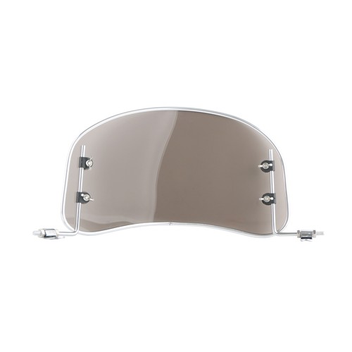 Smoked Motorcycle Windshield Windscreen Deflector Universal For Scooter E-bike - Picture 10 of 11