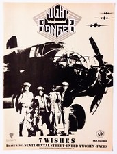 NIGHT RANGER~7 WISHES~ORIG 1985 ALBUM PROMO~VTG PRINT AD ADVERT POSTER PINUP
