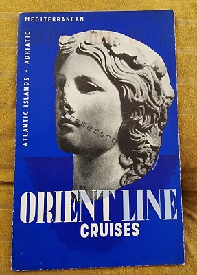 1937 S.S.Orcades,Orion,Orontes Orient Line Kreuzfahrten Norwegen Prospekt