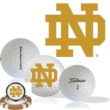 NCAA Notre Dame Fighting Irish Golf Balls 12 pack Titleist ProV1 Refinished