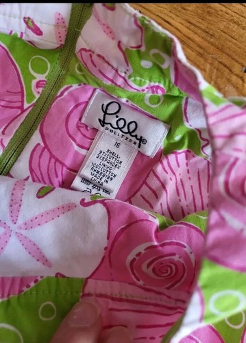 Lilly Pulitzer PINK/WHITE TAG girls dress lot LG SHIFT SLEEVELESS SET OF 4 - Picture 8 of 9