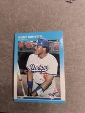 PEDRO GUERRERO 1987 FLEER GLOSSY #440 FREE SHIPPING