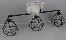 MiniSun Fillatt & Diablo Industrie Stil Deckenlampe Käfigdesign schwarz PS1-BS