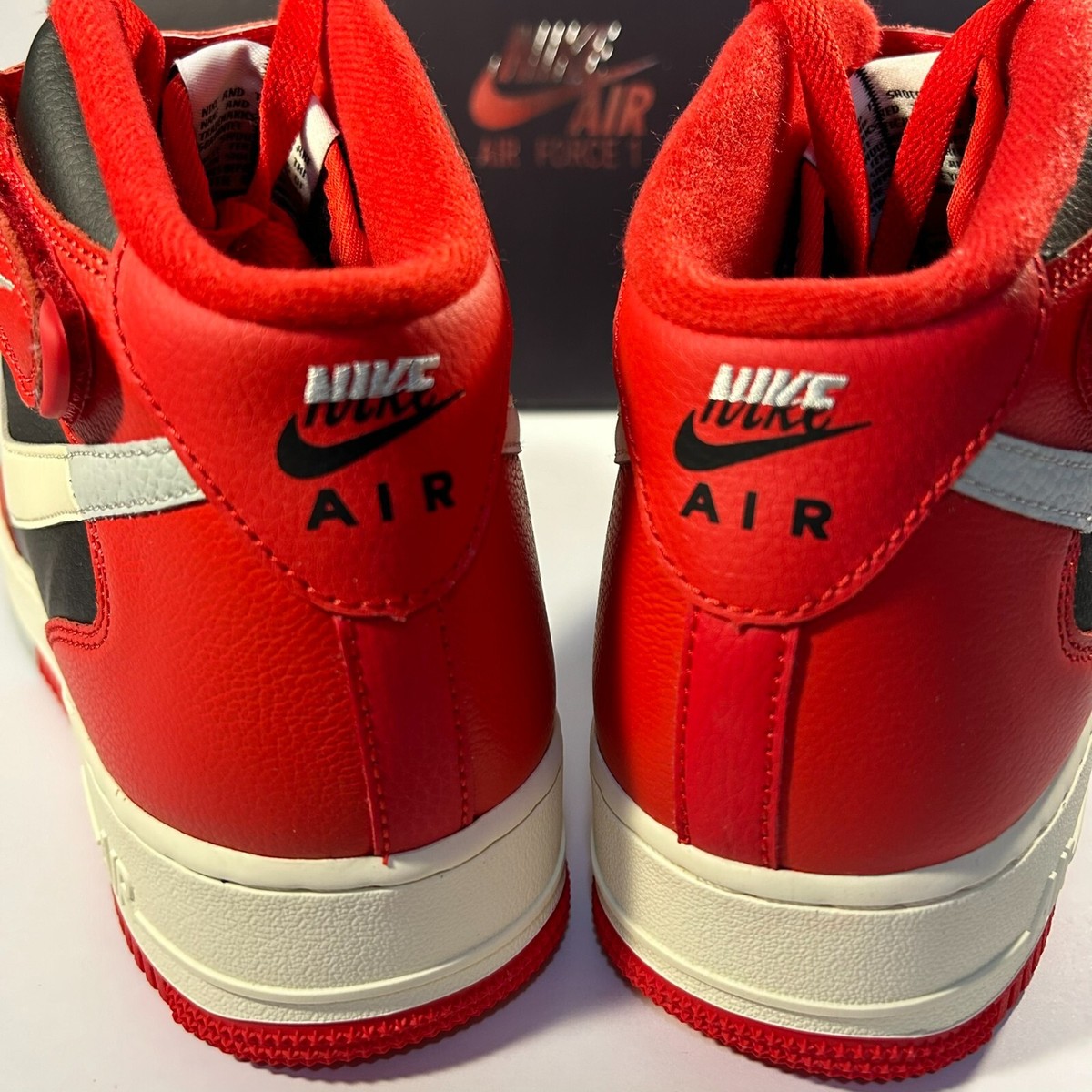 Nike Air Force 1 Mid '07 LV8 Split University Red/Black Nike Air Force 1 Mid '07 LV8 Split University Red/Black