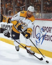 Nick Bonino Signed 8x10 Photo Nashville Predators Autographed COA