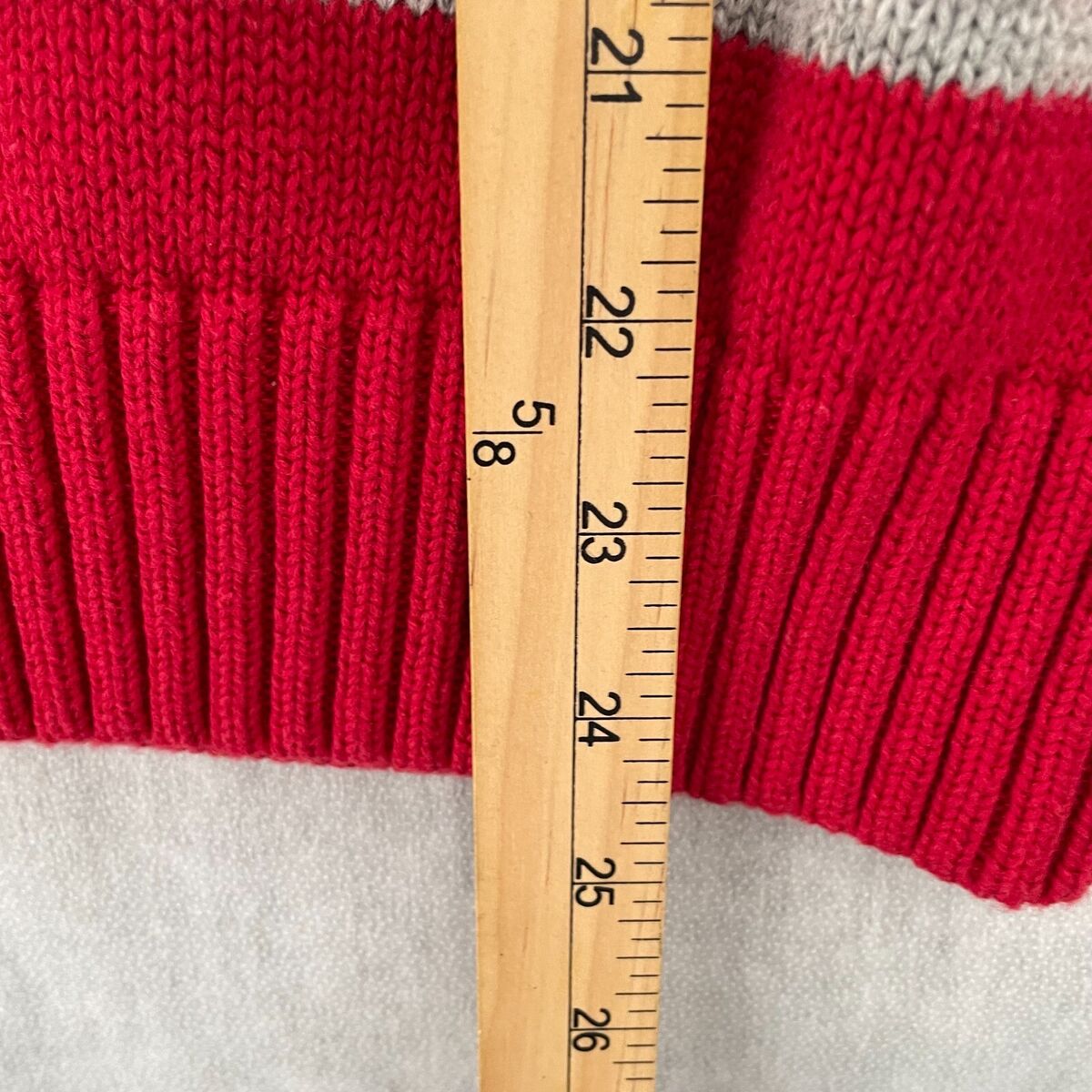 VINTAGE Paul & Shark Sweater Adult Large Red Striped Knit 1 VINTAGE Paul & Shark Sweater Adult Large Red Striped Knit 1