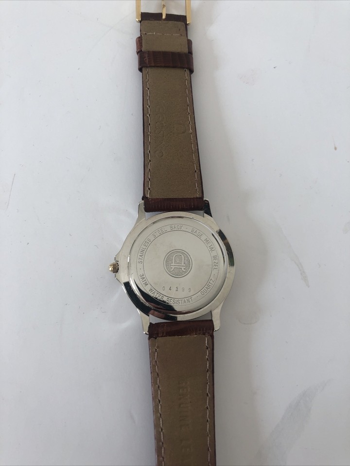 Aggostino Milano Gold Tone Quartz Women's Watch New Battery Needs a new