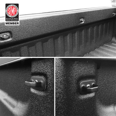4pcs Universal Fitment Truck Bed Cargo Tie-Down Ring Anchor for 07-22 Chevy GMC