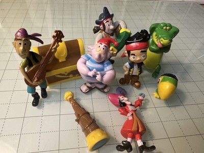 Rare Disney Jake and the Neverland Pirates Bones PVC 2'' Figure Topper Lot