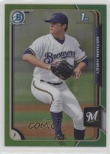 2015 Bowman Draft Chrome Green Refractor 28/99 Nathan Kirby #145 s3g