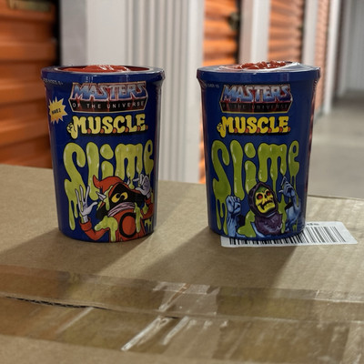 Super 7 Masters of the Universe M.U.S.C.L.E. Wave 1 & 2 Slime Can Power Con NEW