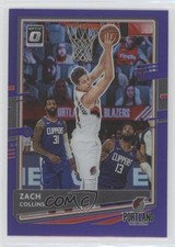 2020-21 Panini Donruss Optic Purple Prizm Zach Collins #124 4a0