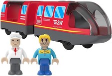 Eisenbahn Elektrische lok Holzeisenbahn Zug, Magnetverbindung