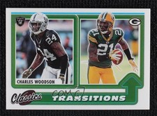 2022 Panini Classics Transitions Green 13/15 Charles Woodson #T-9 HOF 1m1a