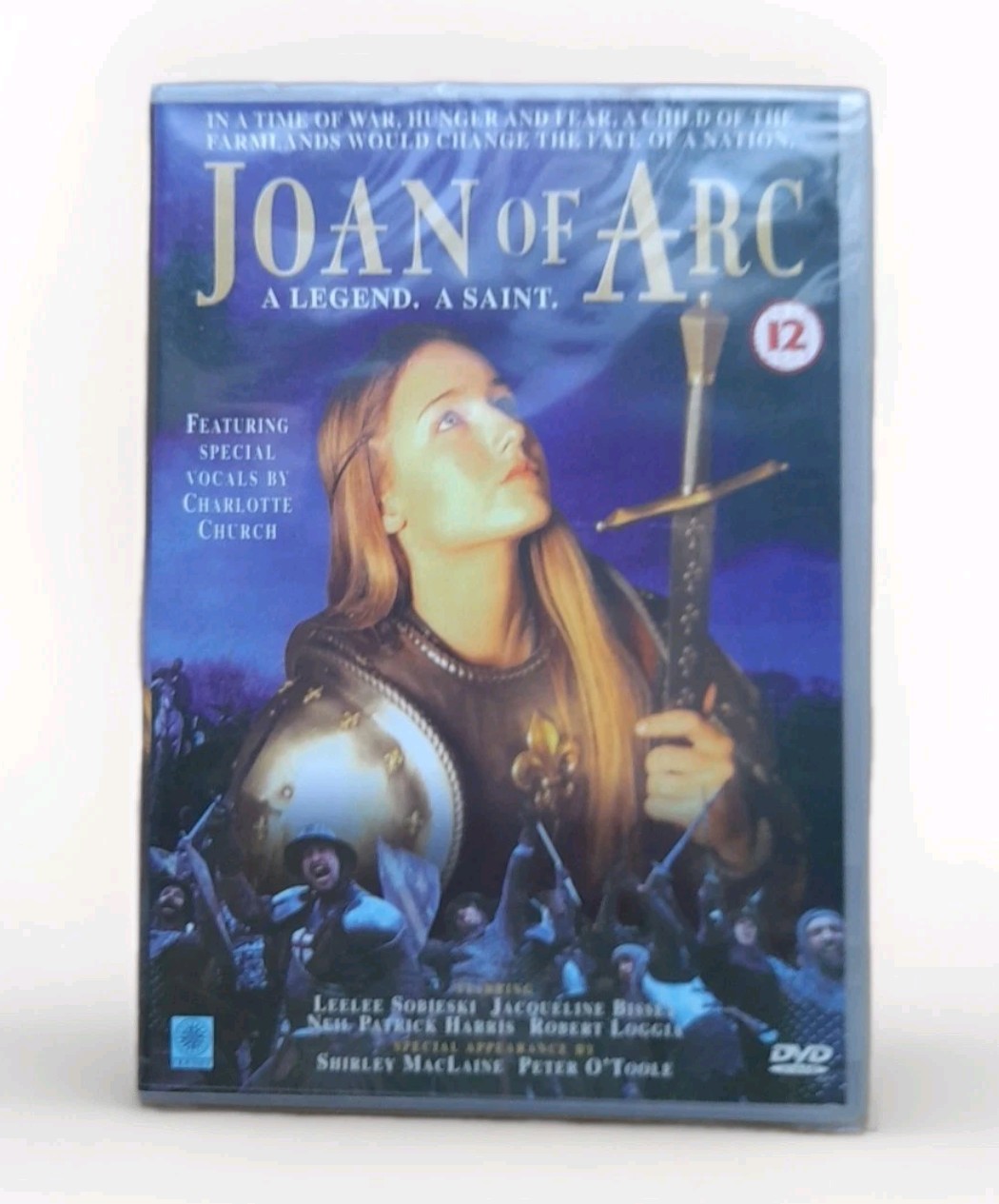 Joan of Arc DVD Leelee Sobieski, Peter O'Toole 1999 Mini-Series - New & Sealed