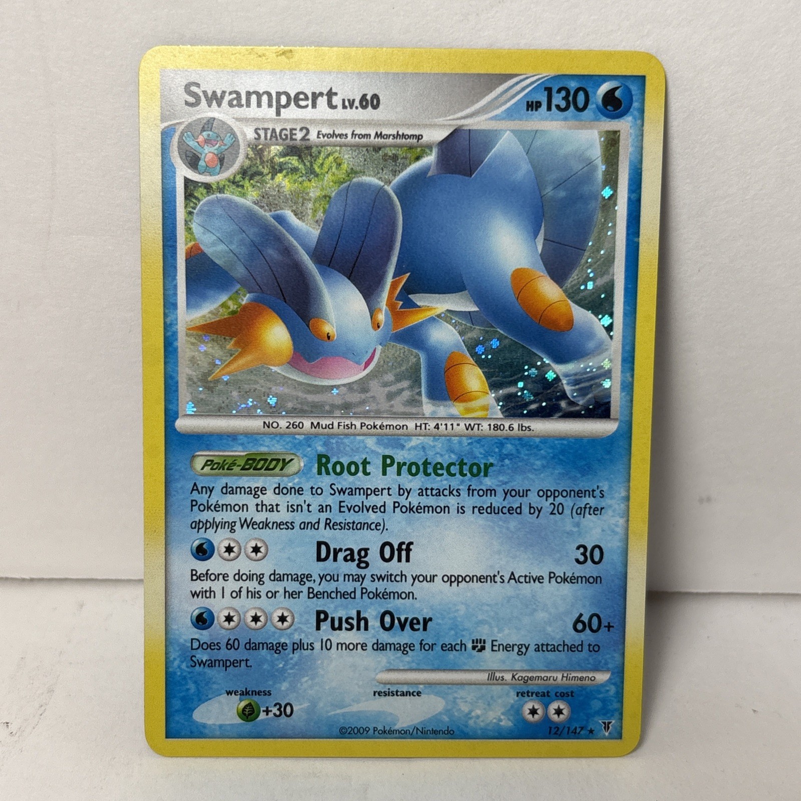 Swampert - 12/147 - Holo Rare Pokemon TCG Supreme Victors - NM-