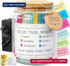 Bible Verse Jar, Read Me When Bible Verses Jar For Daily Encouragement, Inspirat