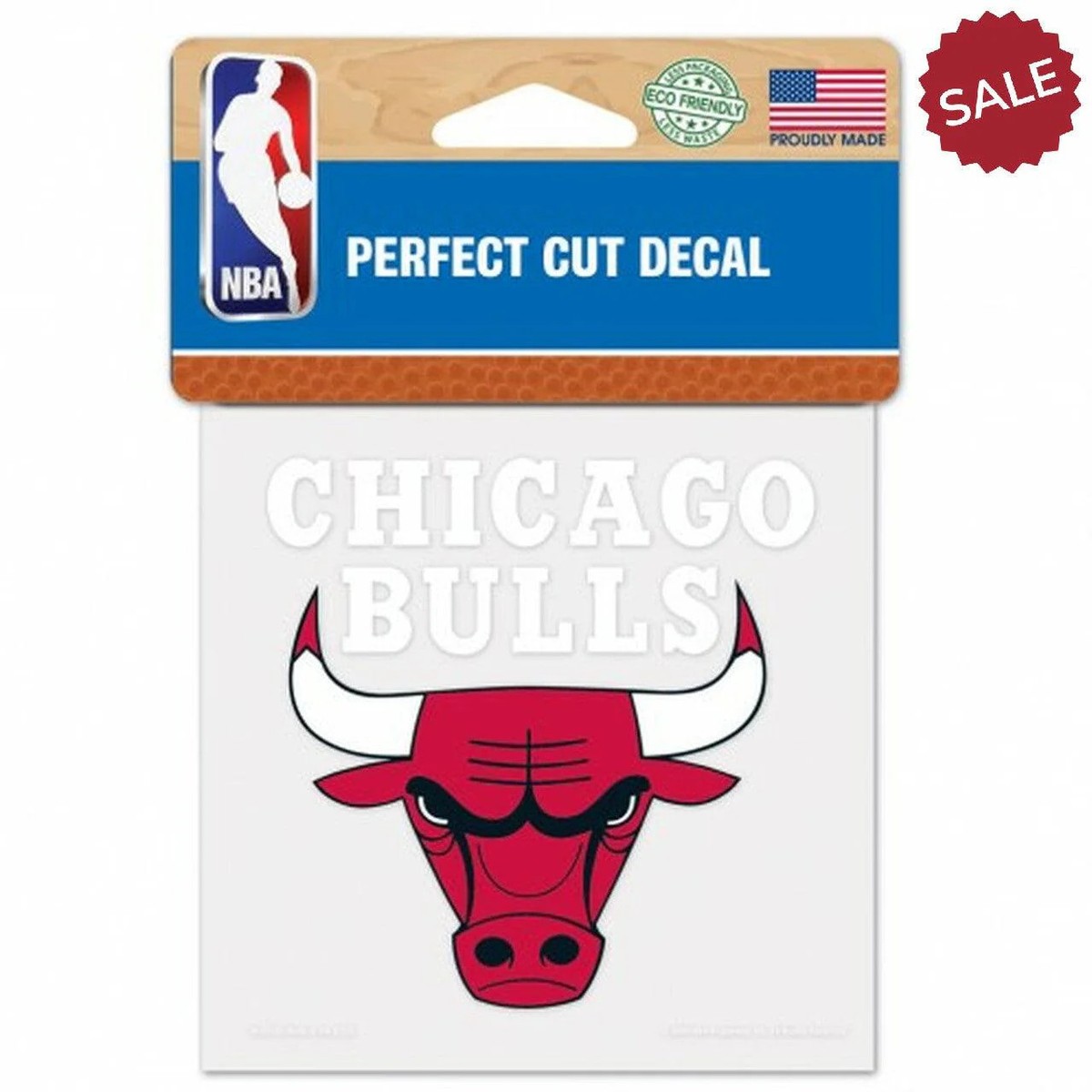Chicago Bulls Decal 4x4 Perfect Cut Color | eBay