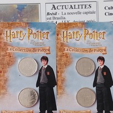 Carrefour Harry Potter Collection de pièces cartes/pack, lot de 2