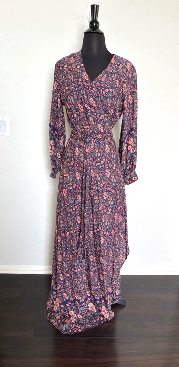Long Sleeve Long Wrap Dresses for sale | eBay