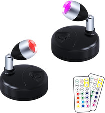 Wireless LED Spot Light Indoor Color Changing Battery Operated Picture Light Sti