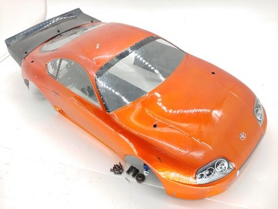 RARE CUSTOM WORKS PATRIOT 1/10 2WD CARBON FIBER RC DRAG CAR ROLLER SLIDER CHASSI