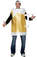 Cheers Beer Mug Drinks Funny Adult Costume