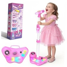 Kids Stand Karaoke Machine Toys for 3 4 5 6 7 8 Year Old Girls Gift, Kid