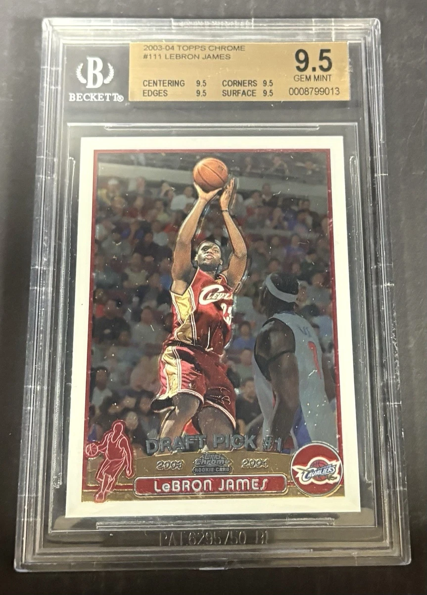 LeBron James Grade 9.5 Basketball Rookie Sports Trading Cards