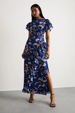 Warehouse Floral Maxi Dress Womens Occasion Dresses