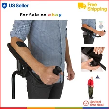 Forearm Crutches Adults Adjustable Ergonomic Hands Free Alternative Support