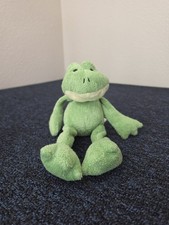 Vintage Animal Alley Floppy Green Frog 11" Stuffed Animal Plush