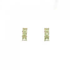 Authentic K10YG Peridot Earrings  #260-007-878-4512