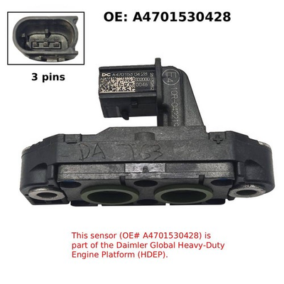 #ad Delta Pressure Sensor A4701530428 Fits For Detroit Diesel DDE Sensor $100.00
