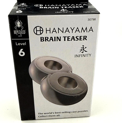 Infinity Hanayama Cast Puzzle level 6 new sealed free shipping