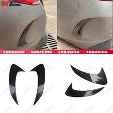 Fits For Benz C257 Cls450 Cls350 2019-2023 Carbon Fiber Rear Bumper Canards Fins